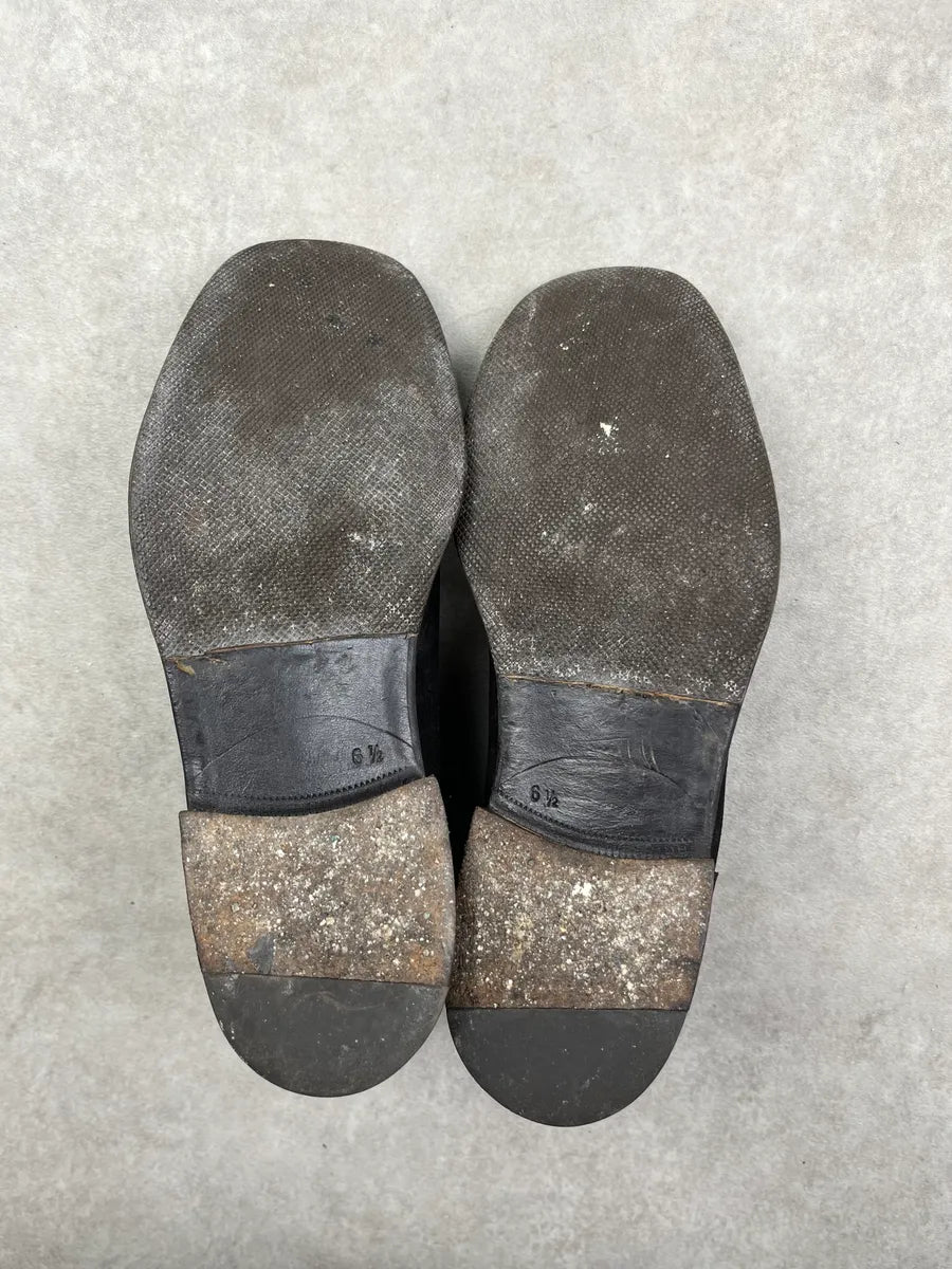 Prada Dark Brown Suede Chelsea Boots dmwplro 6