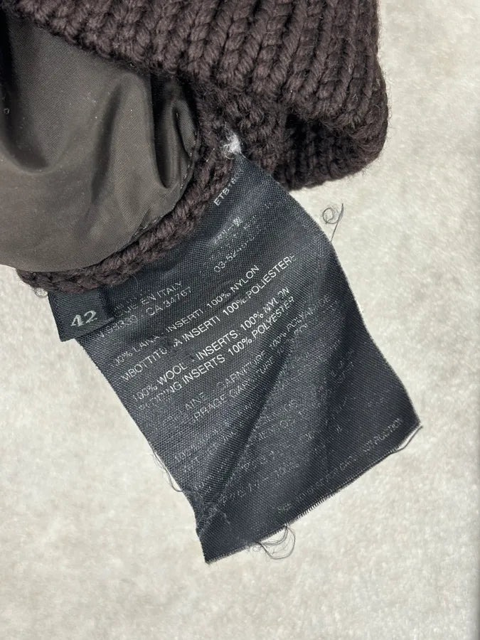 2000s Prada Brown Wool Turtleneck Sweater NUXIQQb 7