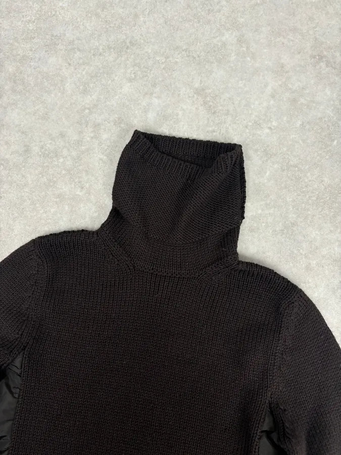 2000s Prada Brown Wool Turtleneck Sweater NUXIQQb 5
