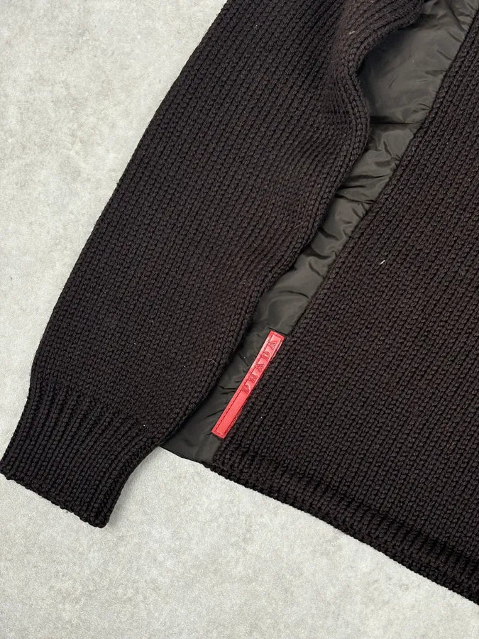 2000s Prada Brown Wool Turtleneck Sweater NUXIQQb 6
