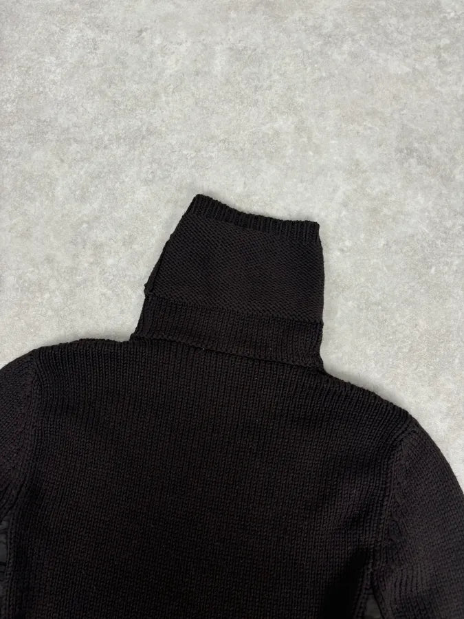 2000s Prada Brown Wool Turtleneck Sweater NUXIQQb 3