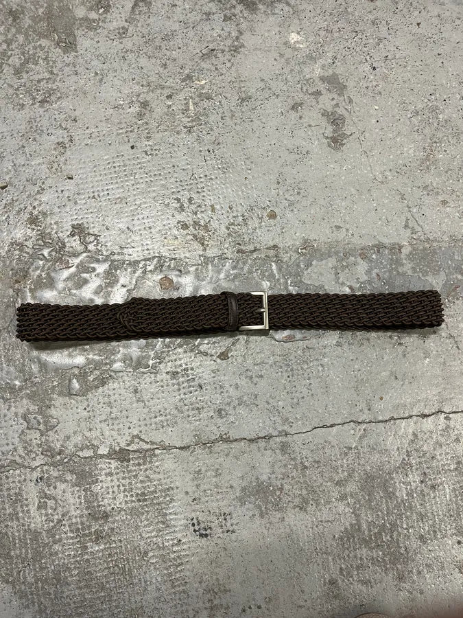 Prada Brown Woven Elastic Belt Braided EttCWcj 3