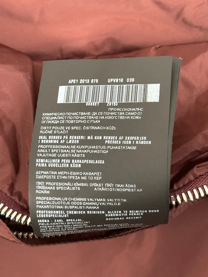 AW2013 Prada Burgundy Leather Reversible Premium Jacket BjGGCXD 18