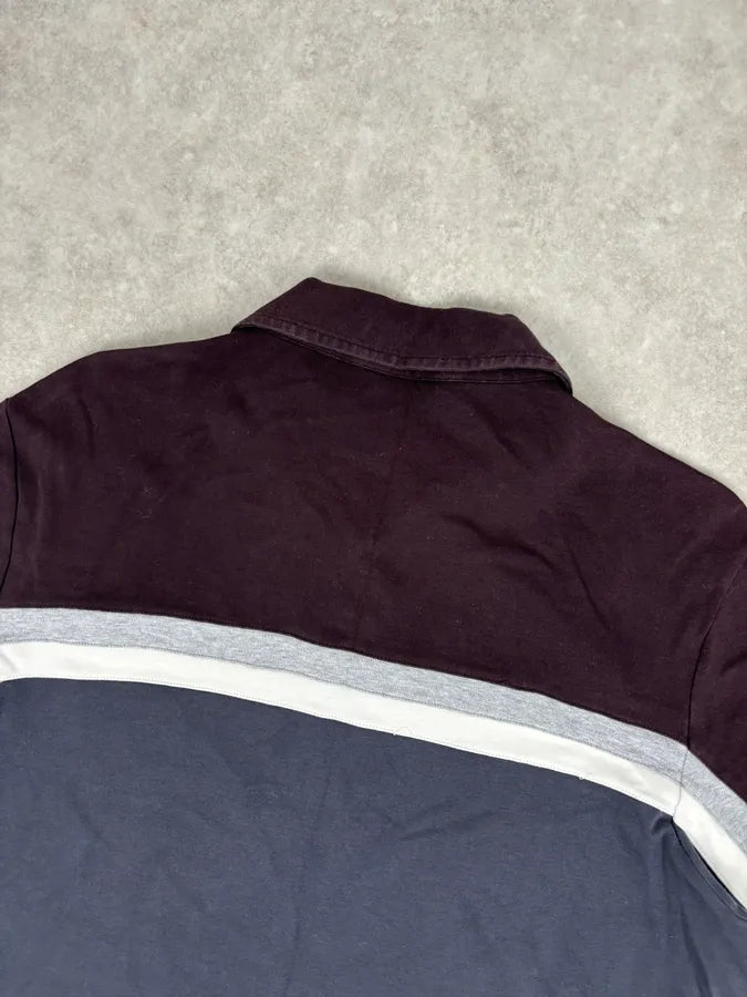 SS2008 Prada Grey Cozy Striped Polo iesmIwU 5