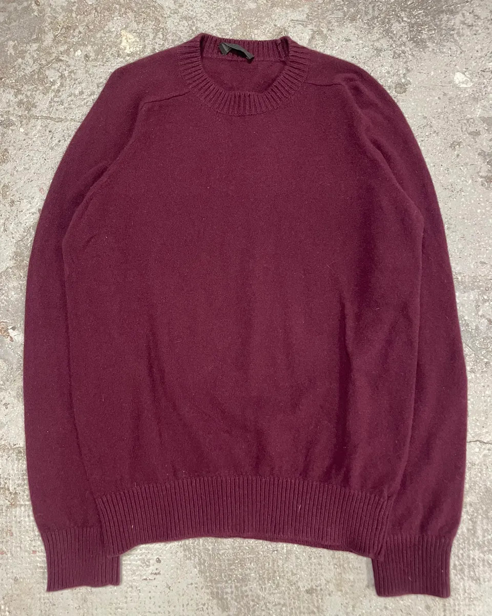 Prada Burgundy Wool Sweater NqKOsqg 0