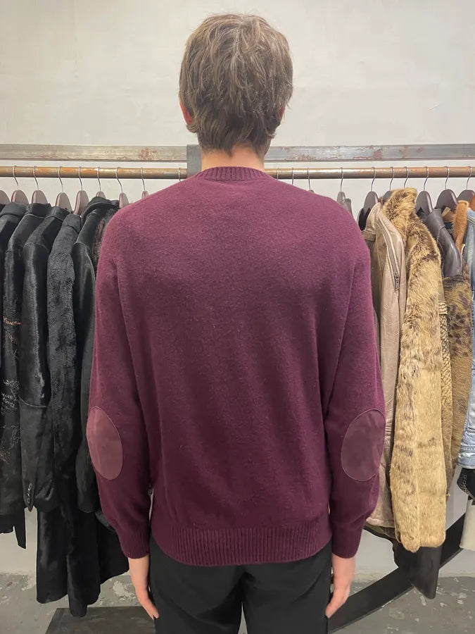 Prada Burgundy Wool Sweater NqKOsqg 2