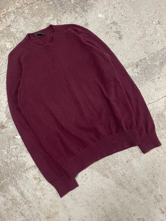 Prada Burgundy Wool Sweater NqKOsqg 3