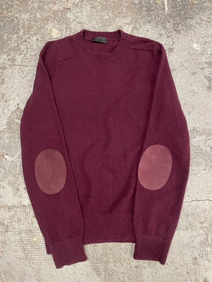 Prada Burgundy Wool Sweater NqKOsqg 4