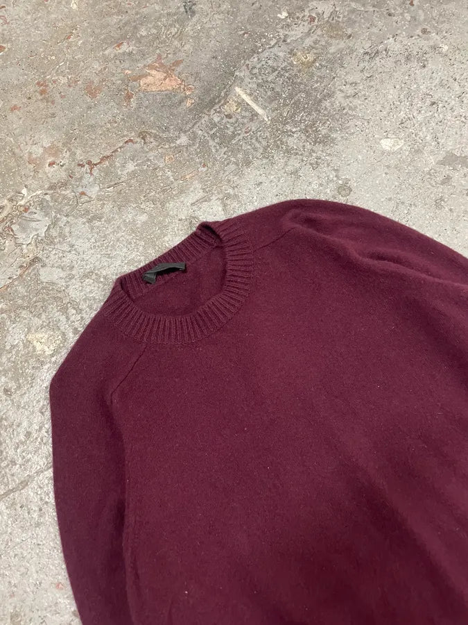 Prada Burgundy Wool Sweater NqKOsqg 6
