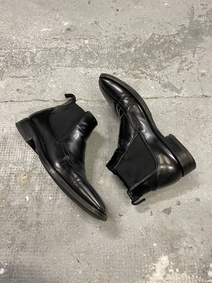 Prada Class Ankle Black Leather Boots (42eu/us8.5) 4