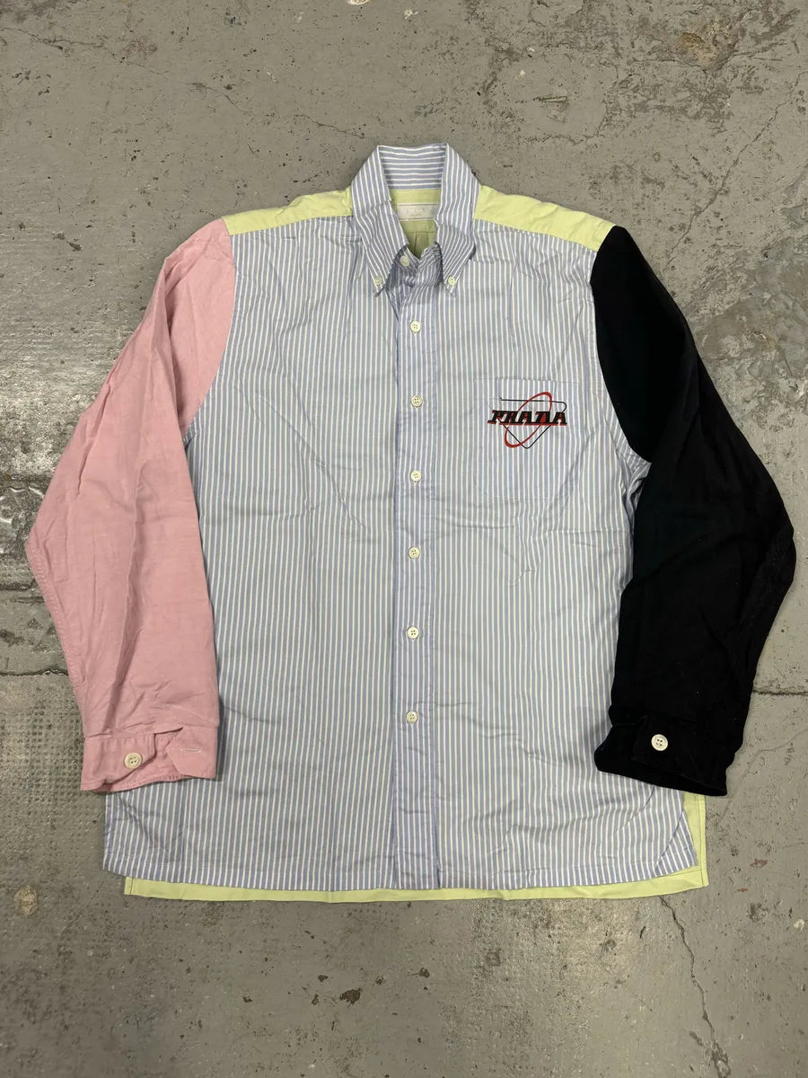 Prada Colorblocked Striped Summer Boss Shirt DjhMkgY 0