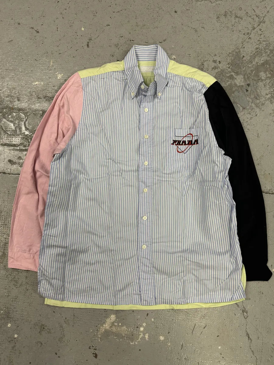 Prada Colorblocked Striped Summer Boss Shirt DjhMkgY 1