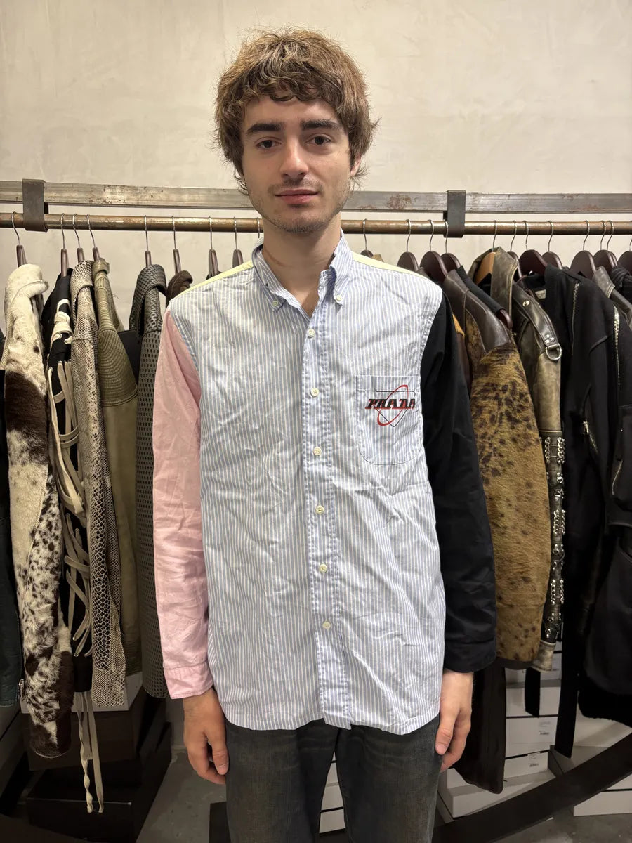 Prada Colorblocked Striped Summer Boss Shirt DjhMkgY 2