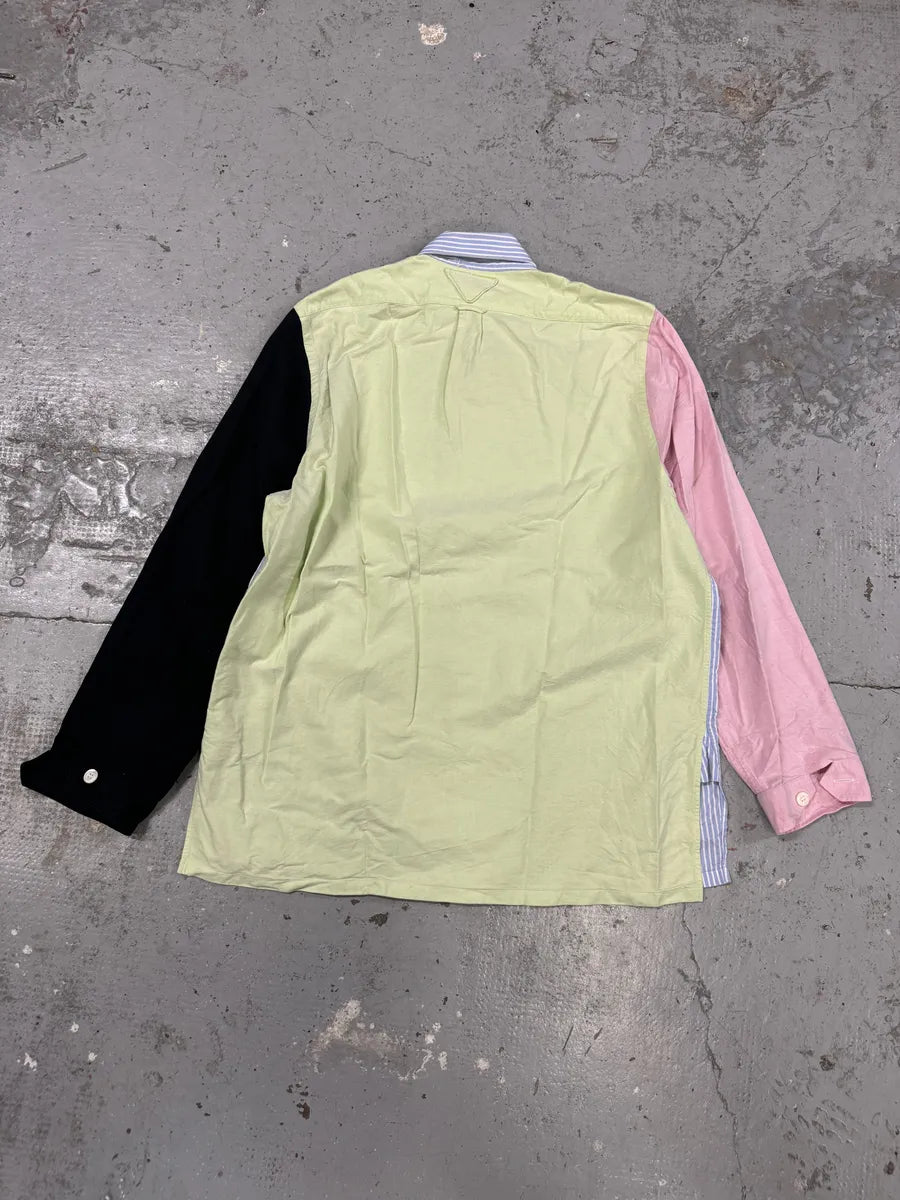 Prada Colorblocked Striped Summer Boss Shirt DjhMkgY 5