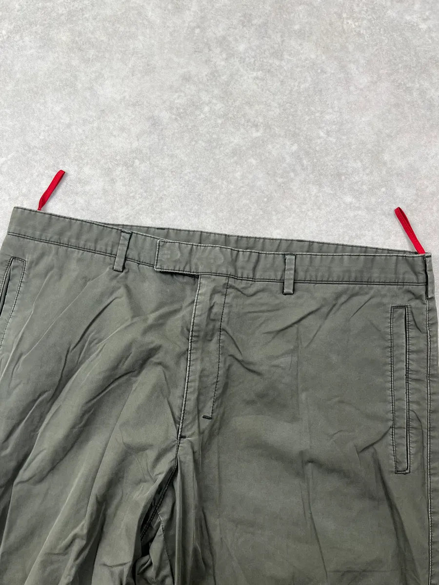 SS2003 Prada Linea Rossa Khaki Pants PLwnEAz 5