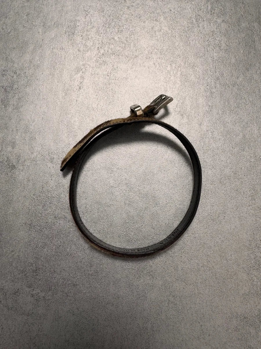 Prada Cow Pony Hair Leather Bracelet ILfUzAO 8