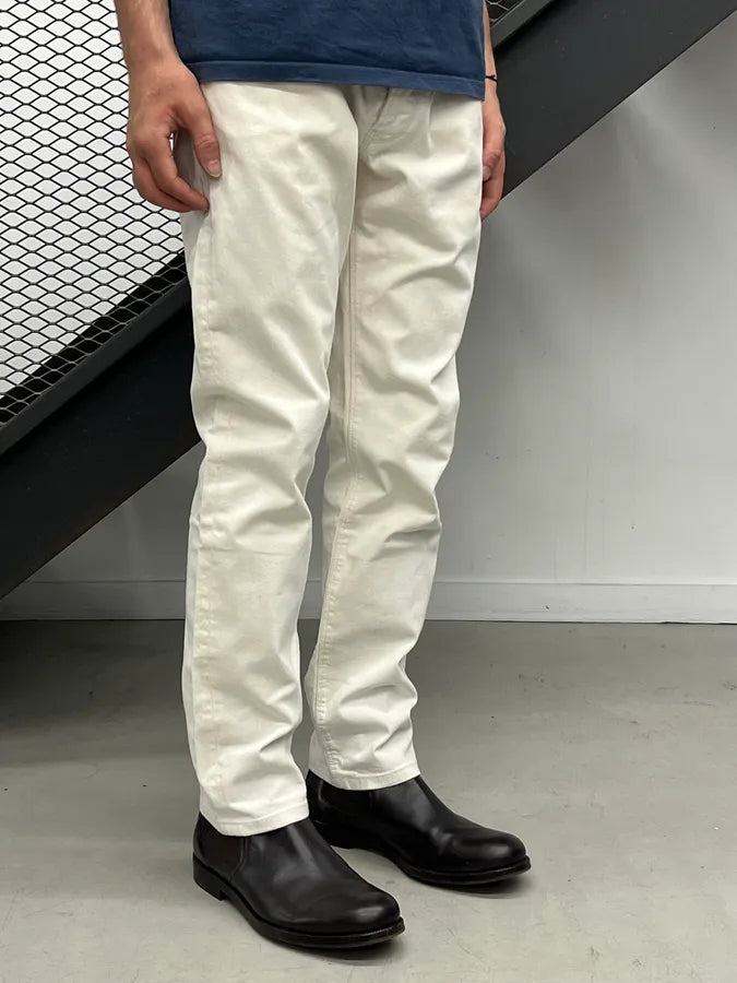 SS2008 Prada White Creamy Easy Fit Denim Jeans NGlfArs 2