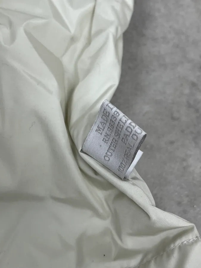 FW2000 Prada Cream Scarf Nylon Quilted One Size MhITCzQ 5