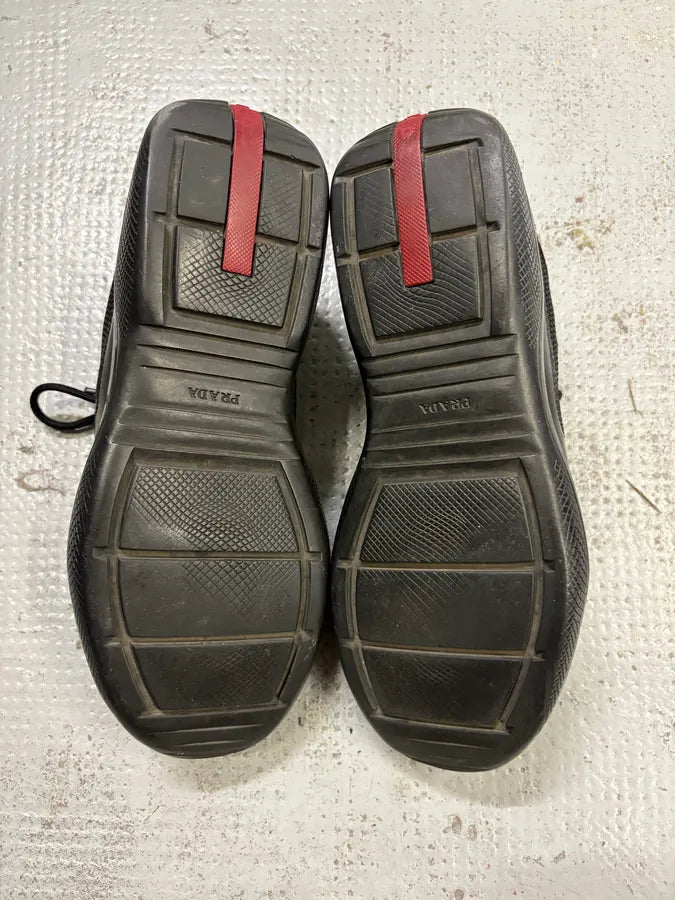 2000s Prada Americas Cup Dark Green Sneakers dWyPpTU 5