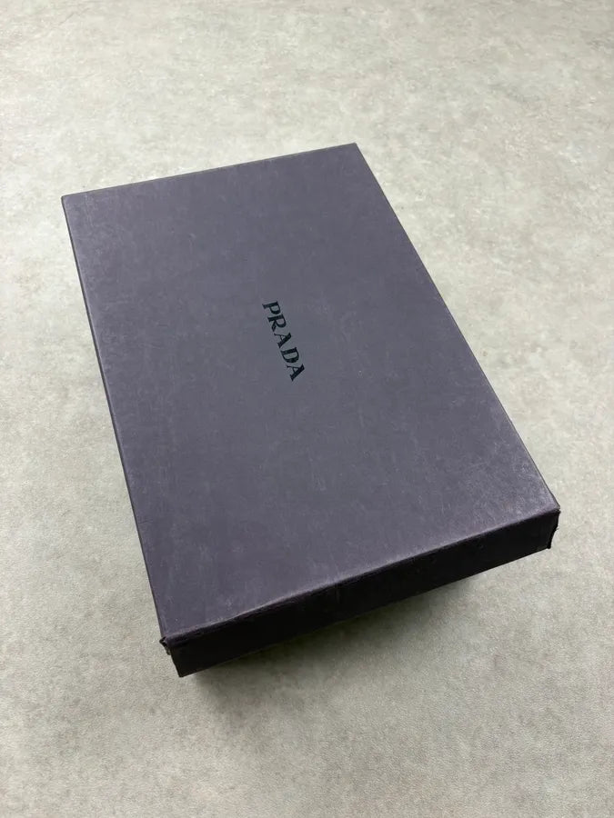 Prada Dark Brown Suede Buckle Strap Boots plTzKgK 10