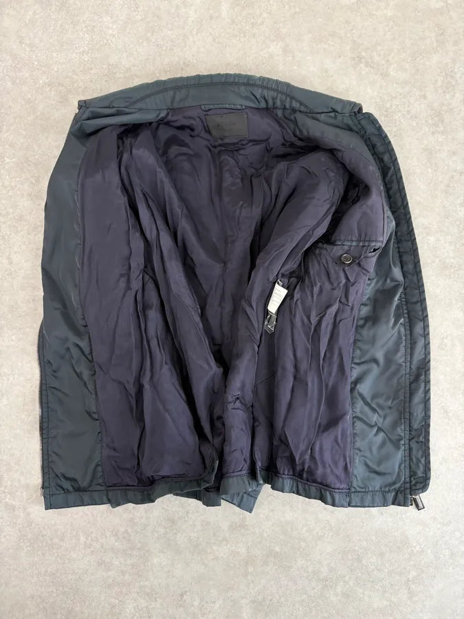AW2011 Prada Dark Green Nylon Light Jacket cwDBpbo 6