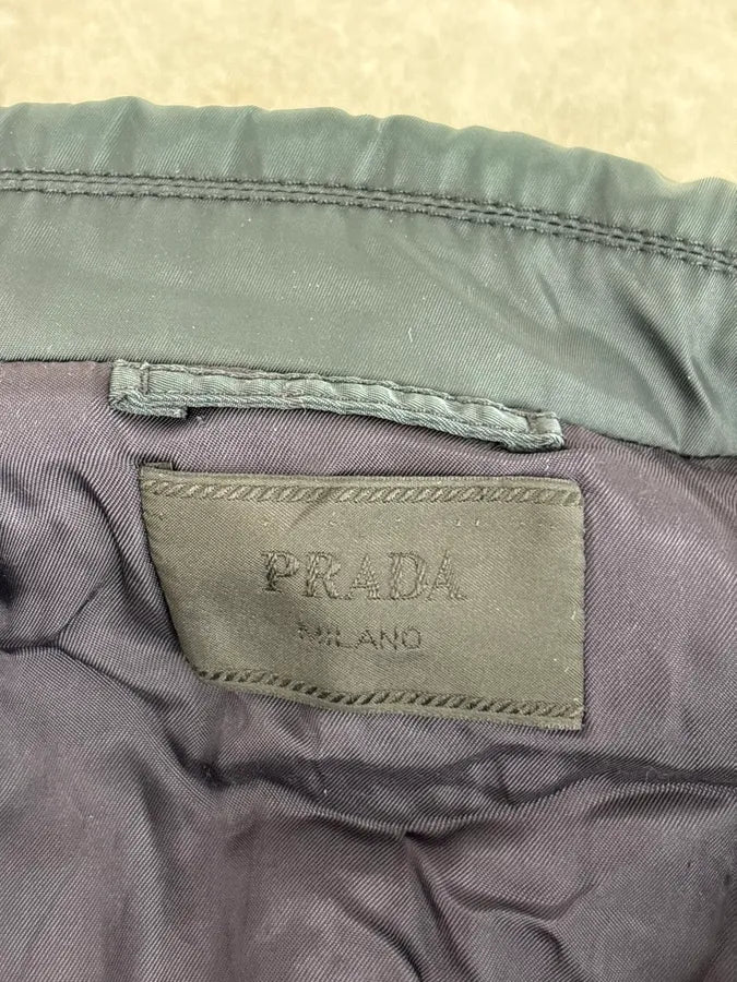 AW2011 Prada Dark Green Nylon Light Jacket cwDBpbo 9