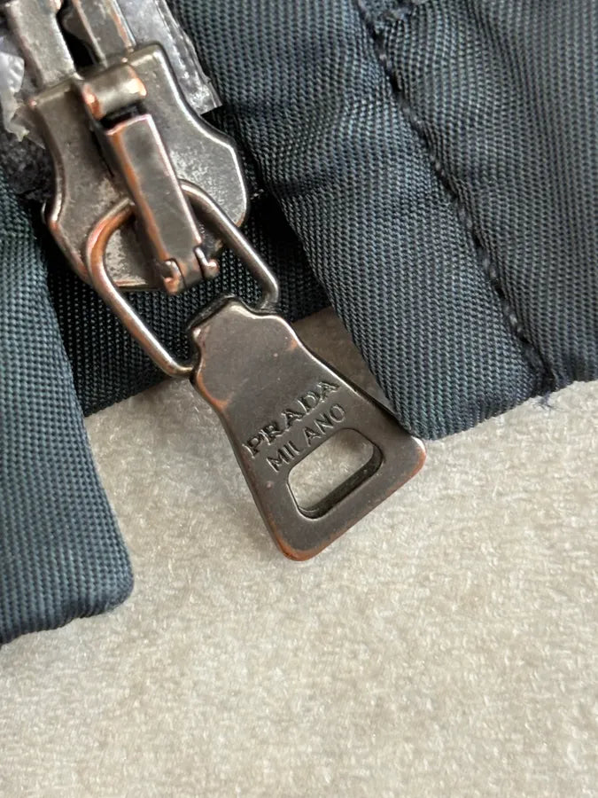 AW2011 Prada Dark Green Nylon Light Jacket cwDBpbo 8