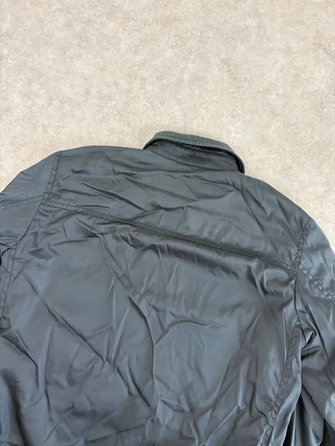 AW2011 Prada Dark Green Nylon Light Jacket cwDBpbo 5