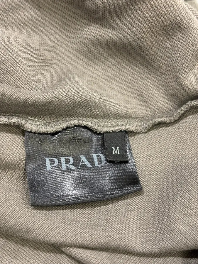 Prada Faded Grey Polo Shirt xWssrqB 6