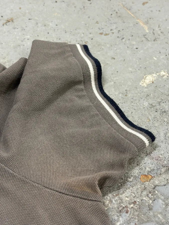 Prada Faded Grey Polo Shirt xWssrqB 7
