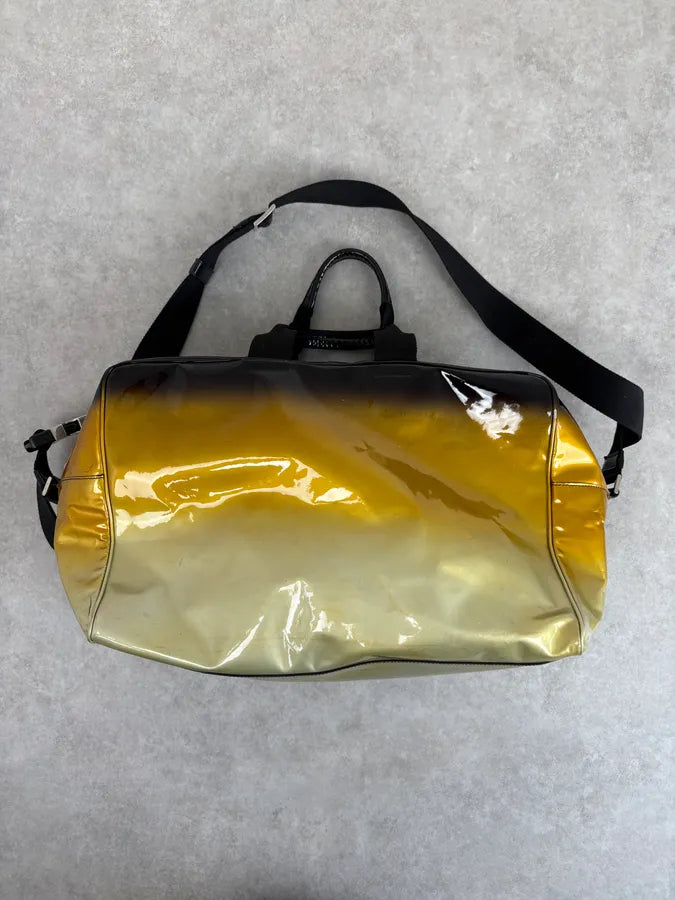 Prada Gold Leather Ombre Travel Bag MPhWCMs 1