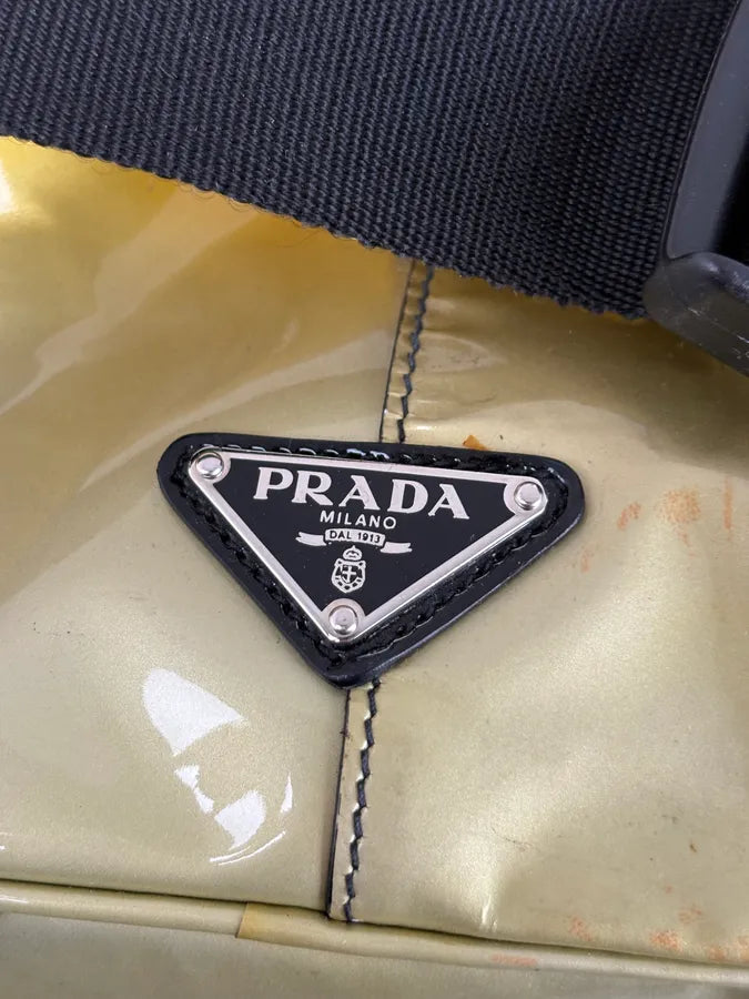 Prada Gold Leather Ombre Travel Bag MPhWCMs 10