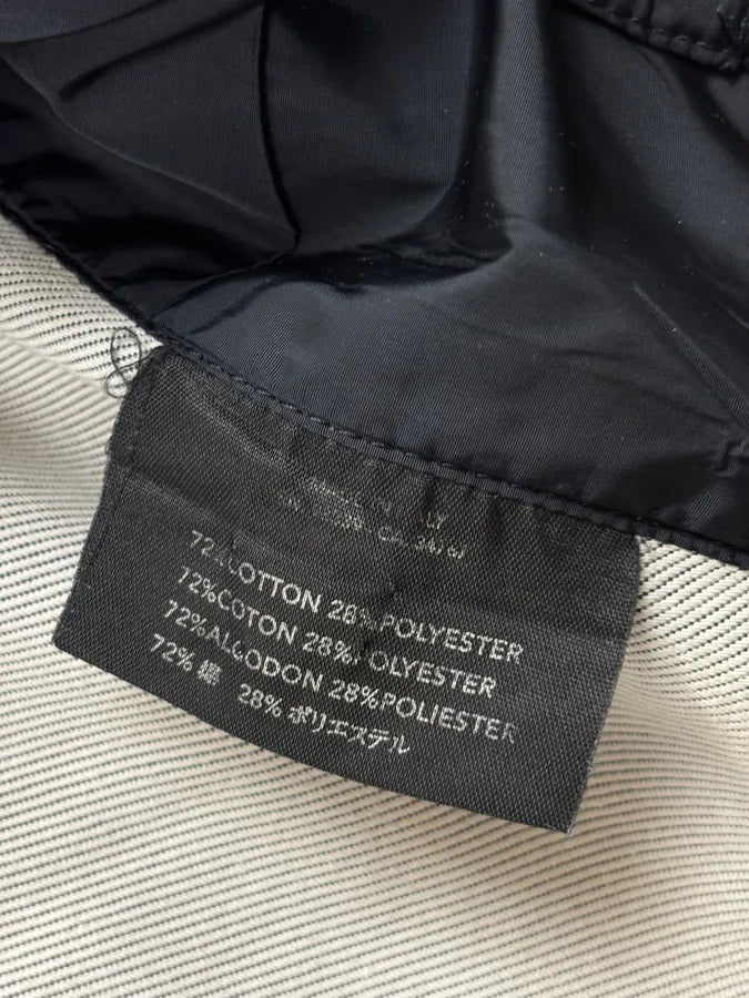 2000s Prada Grey Linea Rossa Motorcycle Harrington Jacket veFLEvJ 12