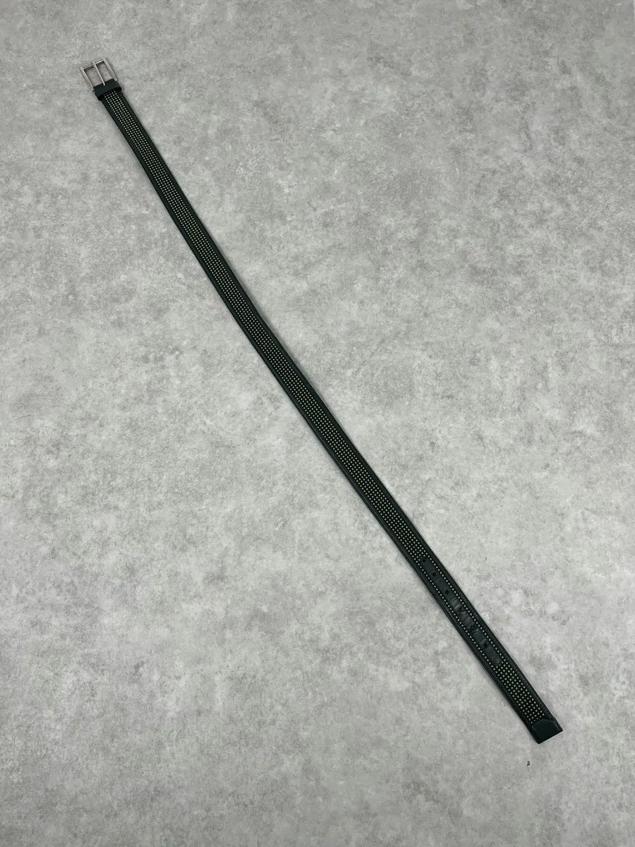 Prada Green Studded Premium Leather Belt BdWpohx 5