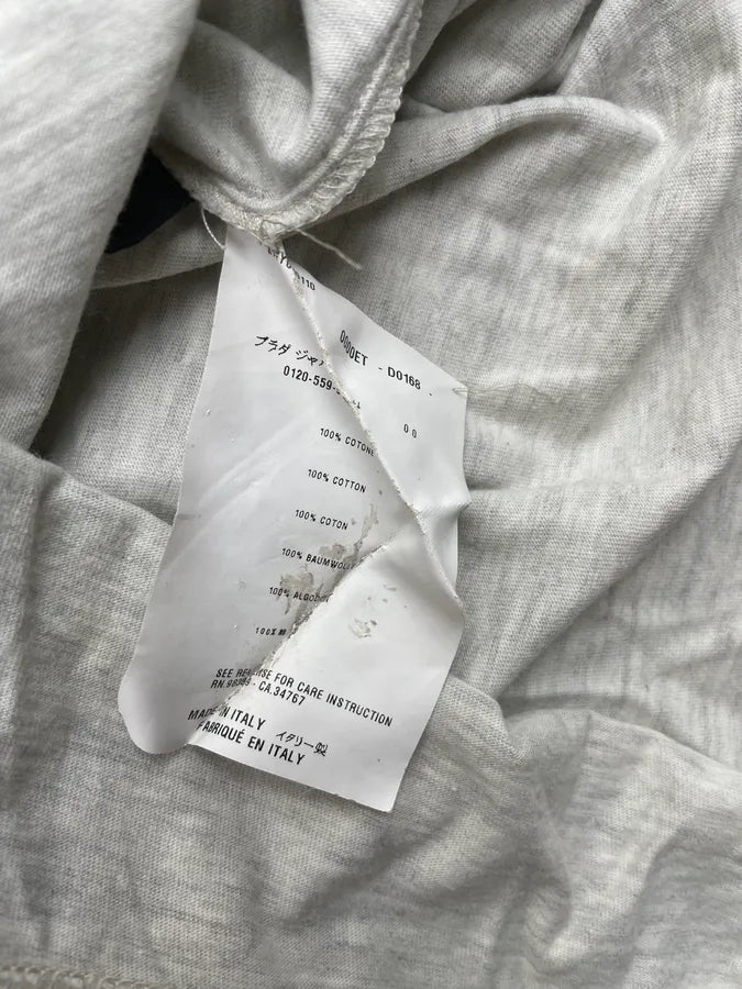 2010s Prada Grey Chest Pocket Polo XCeWzJK 7