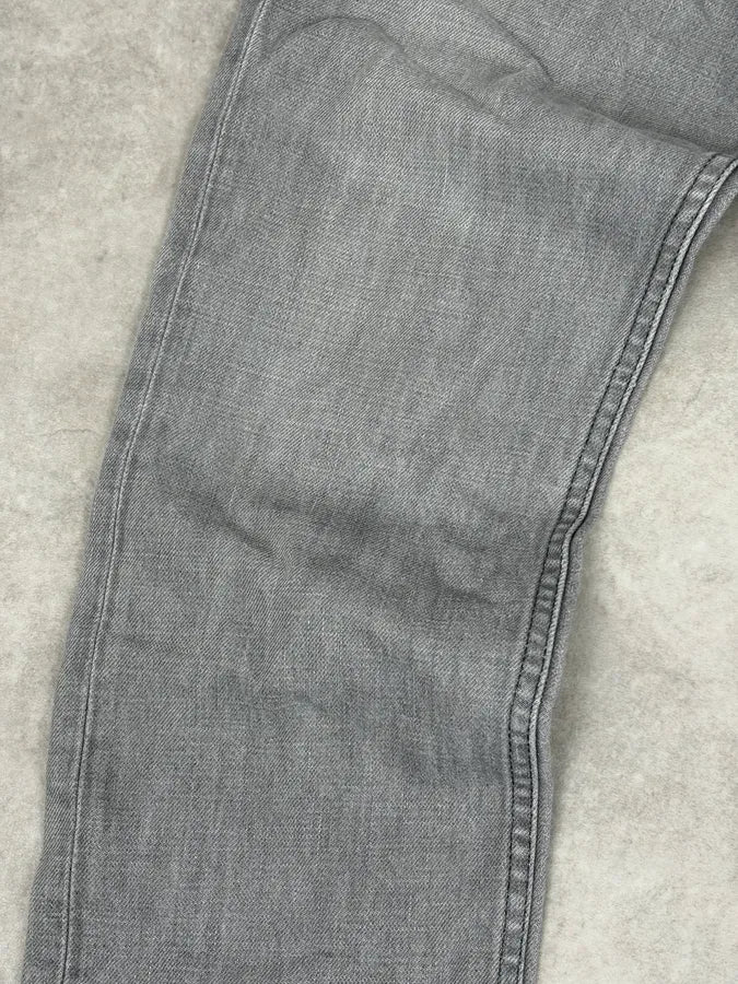AW2010 Prada Grey Minimalist Slim Denim Jeans  cvjToWm 9