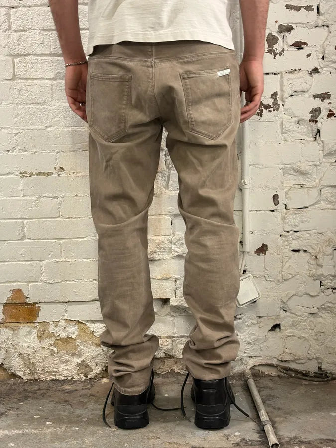 Prada Grey Denim Straight Leg Jeans XFYkMEx 3