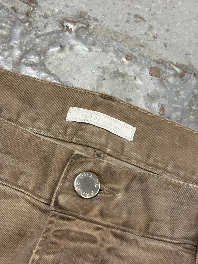 Prada Grey Denim Straight Leg Jeans XFYkMEx 7