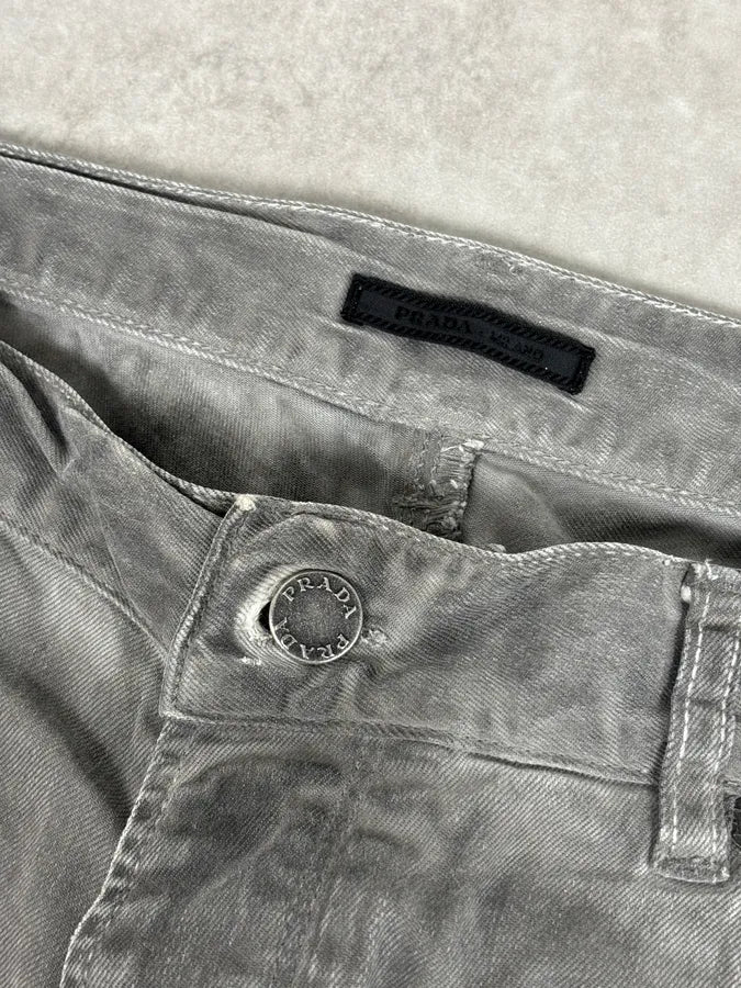 AW2008 Prada Grey Denim Jeans DIfcWDY 8