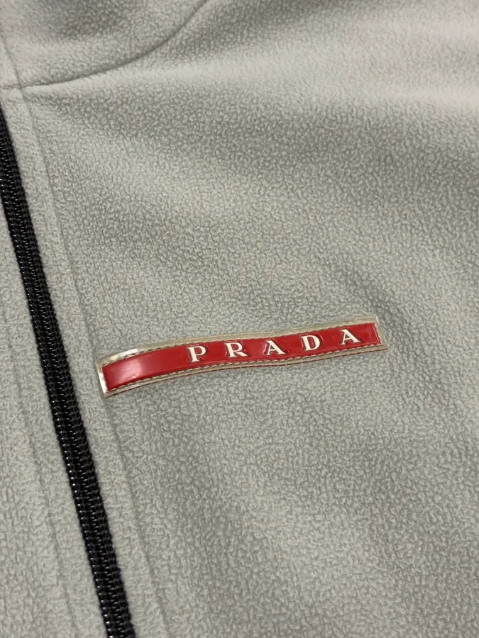 2000s Prada Grey Fleece Linea Rossa Vest paATkdB 7