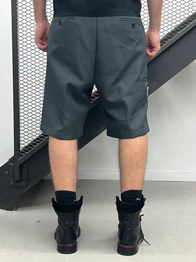 SS2018 Prada Grey Nylon Cargo Shorts SbPOOZd 1