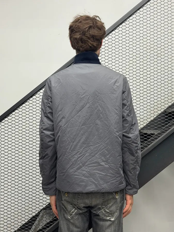 2000s Prada Grey Nylon Linea Rossa Jacket OaztsMQ 2