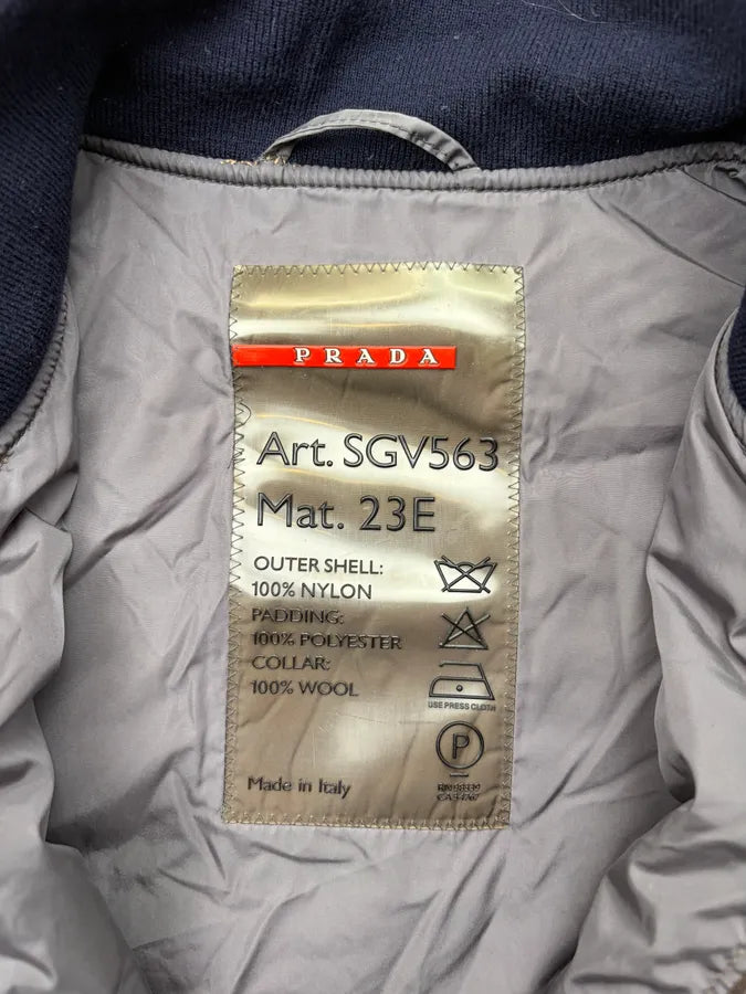 2000s Prada Grey Nylon Linea Rossa Jacket OaztsMQ 8