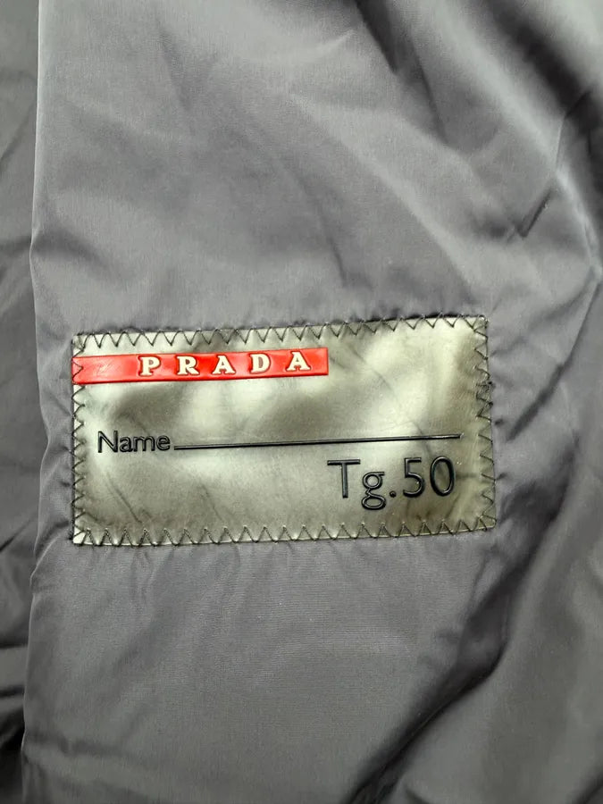 2000s Prada Grey Nylon Linea Rossa Jacket OaztsMQ 7