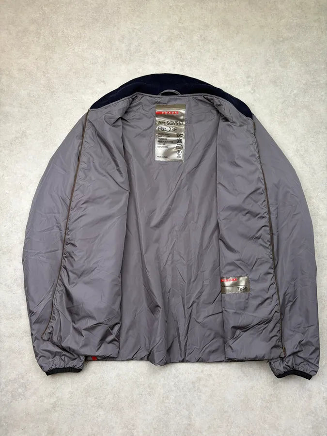 2000s Prada Grey Nylon Linea Rossa Jacket OaztsMQ 6