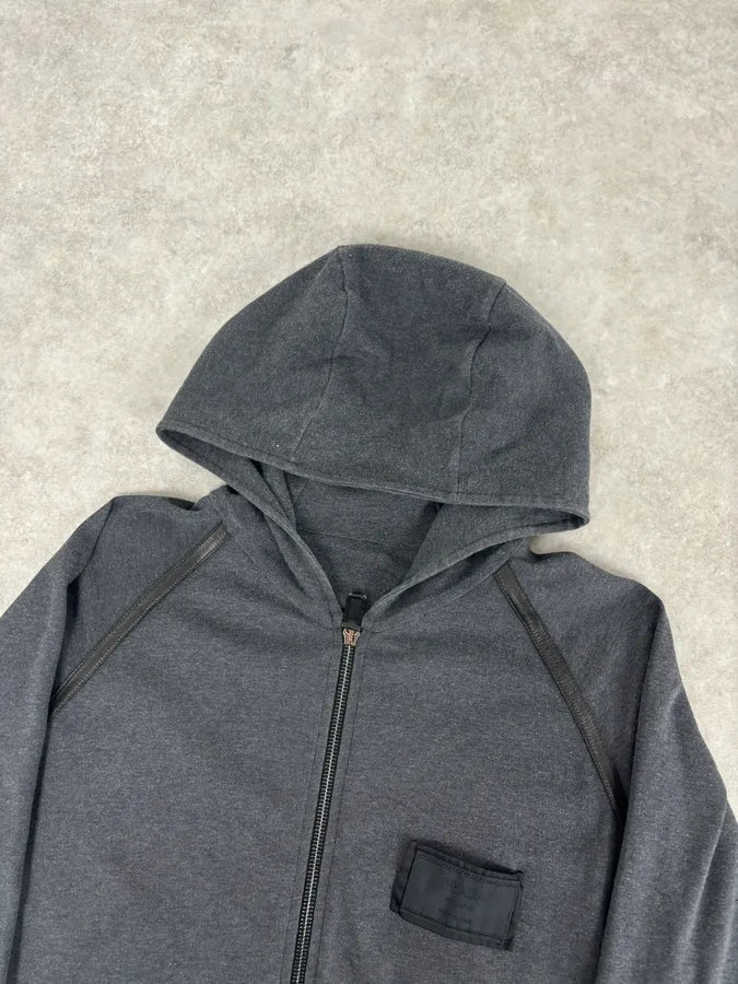 SS2006 Prada Grey Padded Zip-up Hoodie BEtxaxQ 4