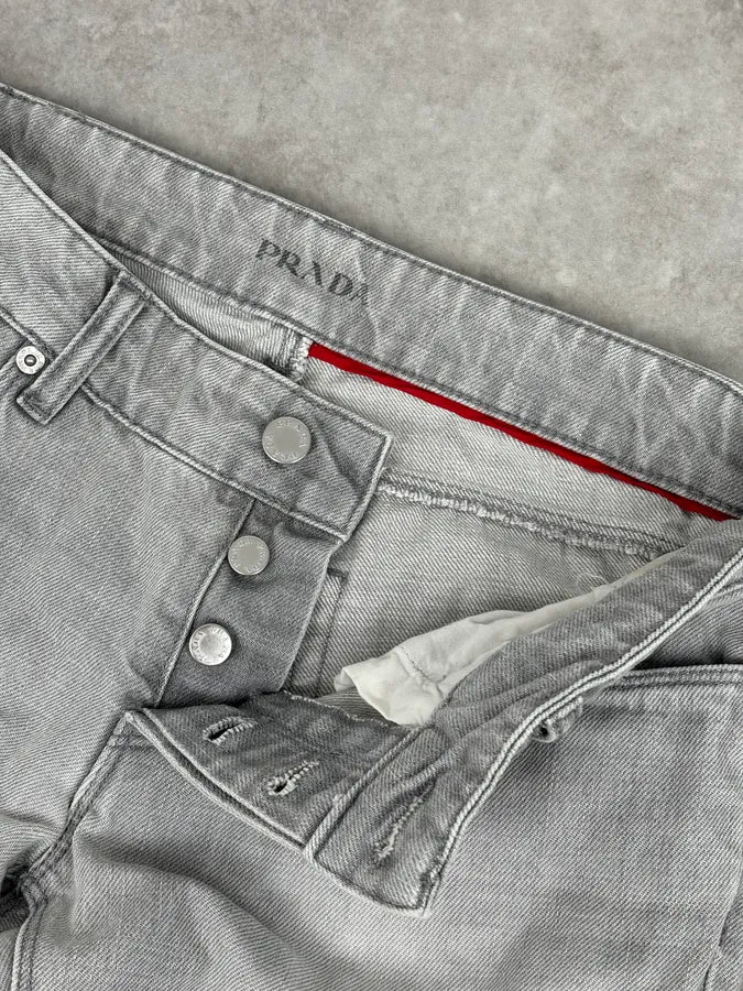 2000s Prada Grey Slim Pants ovnIcsG 8