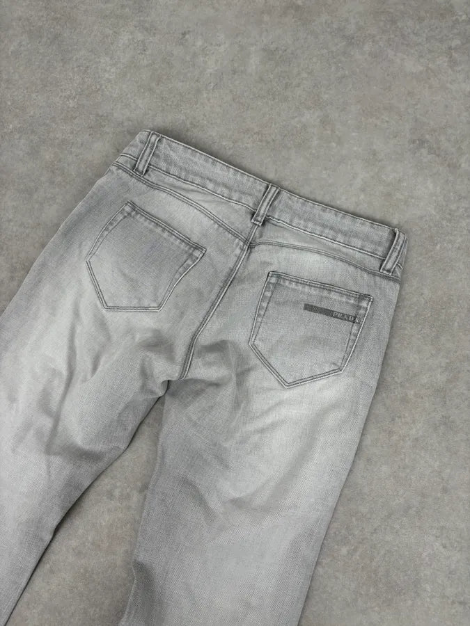 2000s Prada Grey Slim Pants ovnIcsG 6
