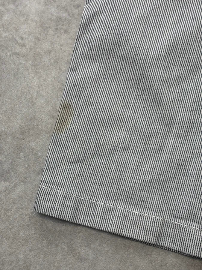 AW2006 Prada Grey Striped Cozy Pants  bMpoYgC 9