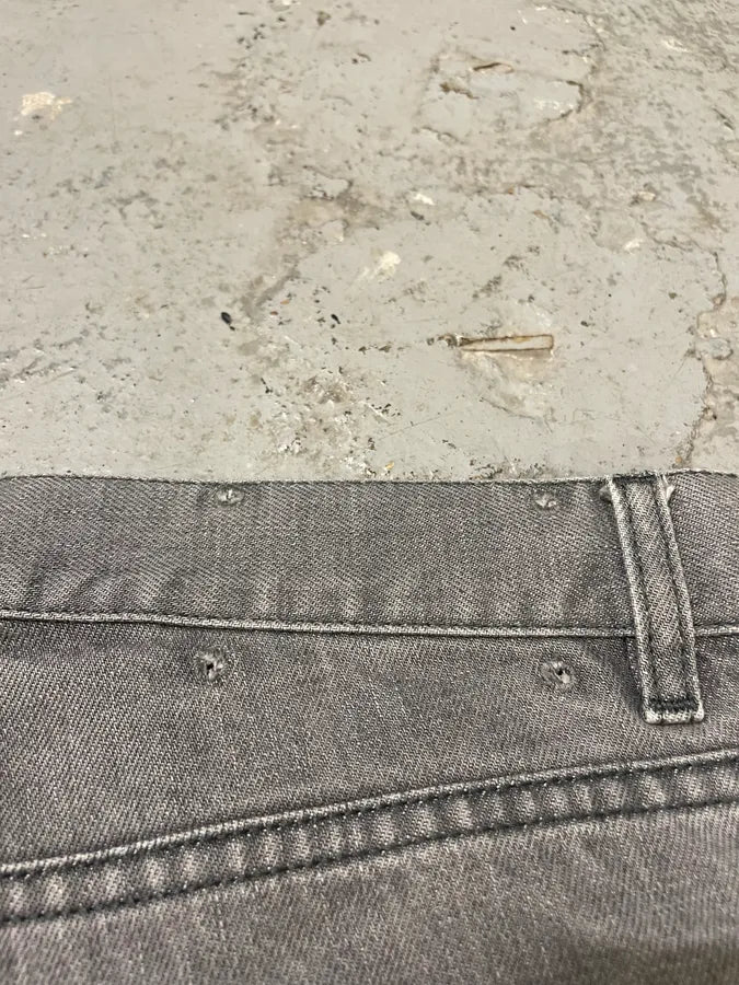 Prada Grey Washed Denim Jeans (S/M) HvqGMdM 7